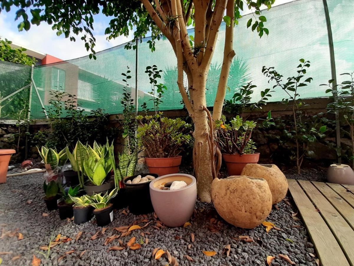 Casa Das Yucas - Patio Apartment Capelas Luaran gambar