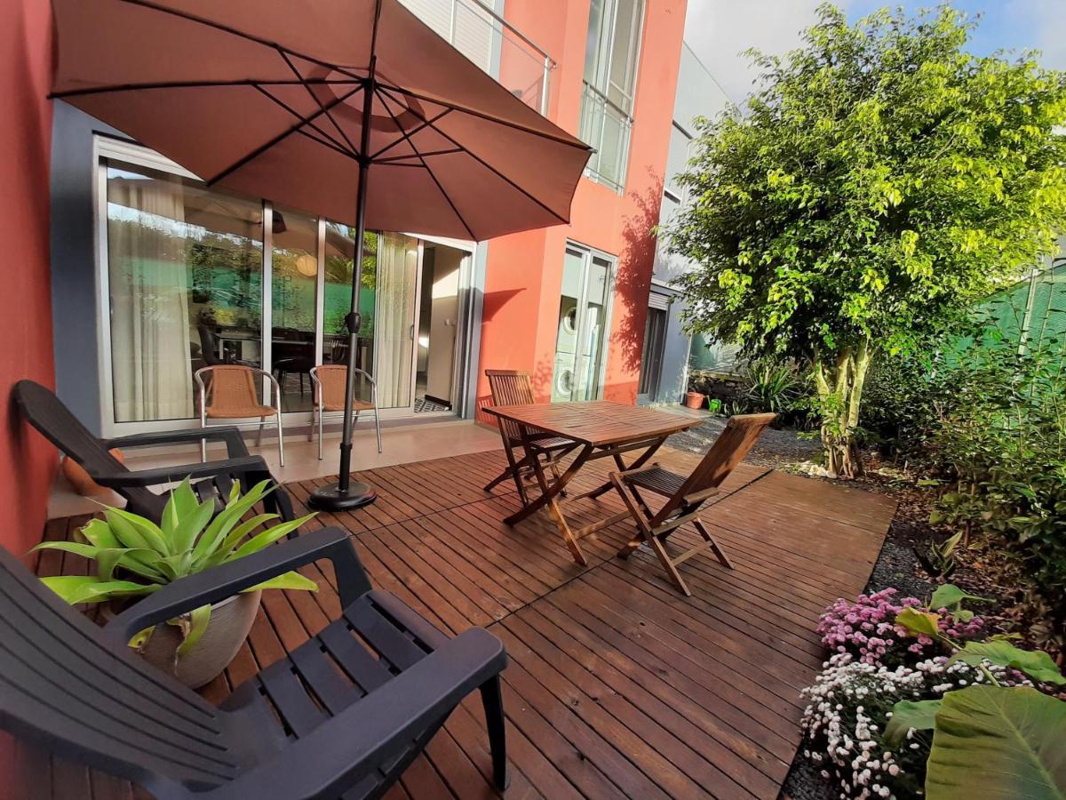 Casa Das Yucas - Patio Apartment Capelas Luaran gambar